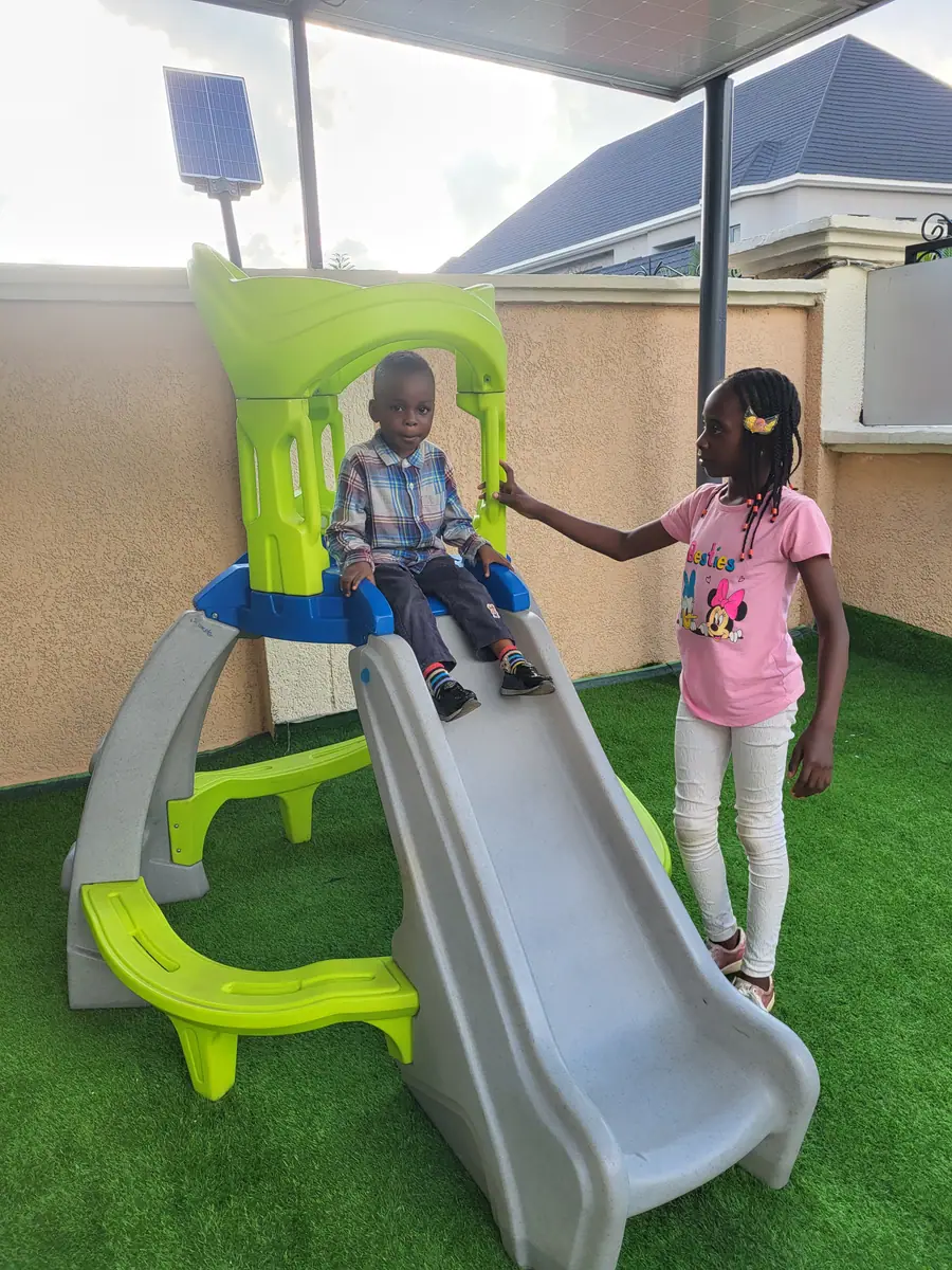 Children playing and learning together